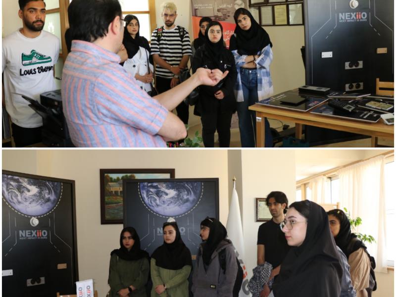 بازدید دانشجویان گرایش برق دانشگاه زنجان از واحدهای فناور مستقر در پارک علم و فناوری